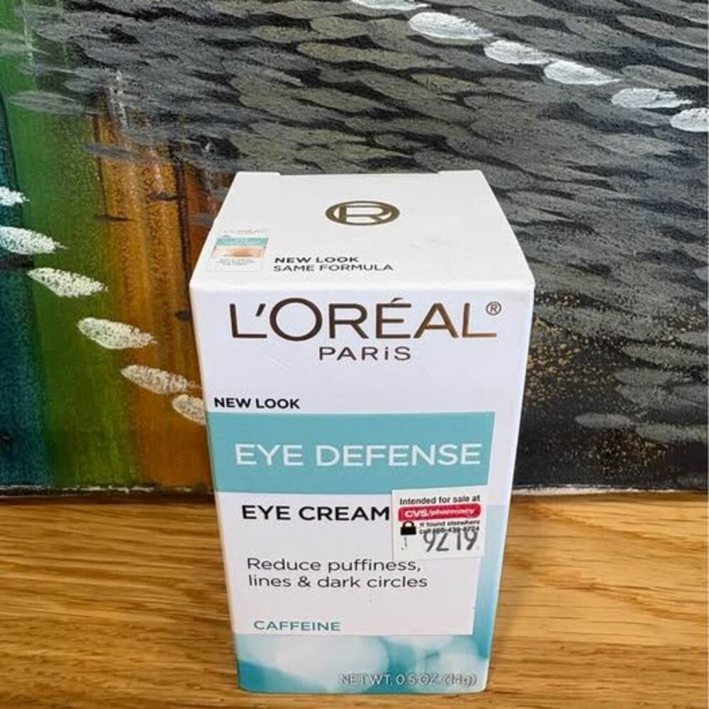 L’Oreal Paris Eye Defense Eye Cream with Caffeine Dark Circles 0.5 oz